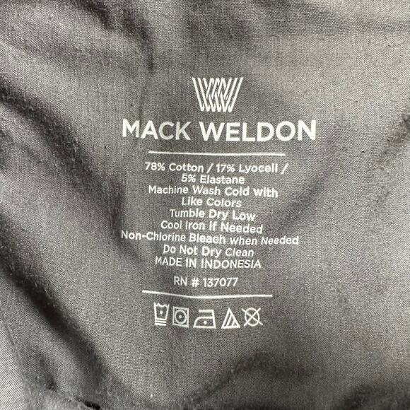 Mack Weldon Pants Mens 35/36 Asphalt Gray Maverick Tech Chino Stretch Modern - Picture 4 of 8